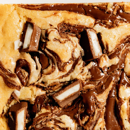 Blondie Nutella + Kinder Choco