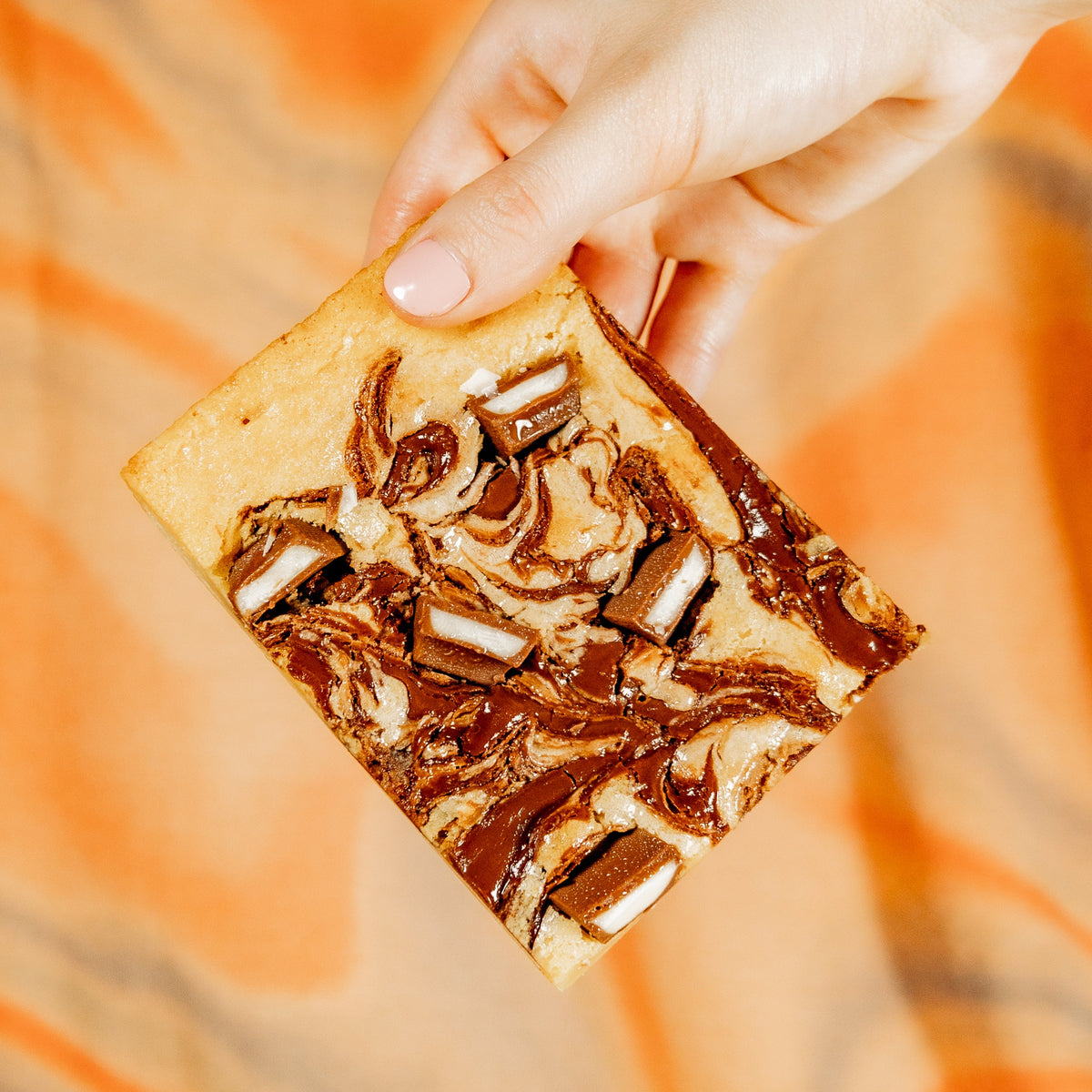 Blondie Nutella + Kinder Choco